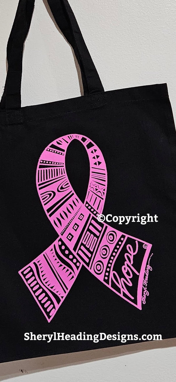 Kente Hope Designer Fashion Bag Breast Cancer Awareness