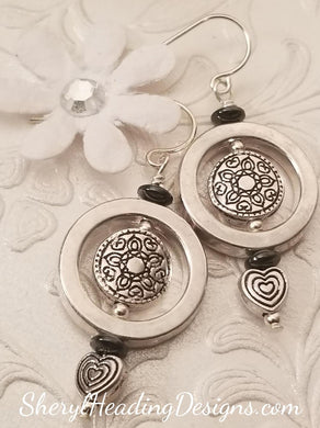 Sweet Silver Dangle Earrings - Sheryl Heading Designs