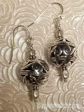 Silver Treasures Fancy Swirl Globe Pierced Earrings - Sheryl Heading Designs