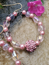 Pretty in Pink Hoop Earrings