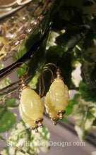 Petite and Lovely Carved Jade Earrings - Sheryl Heading Designs