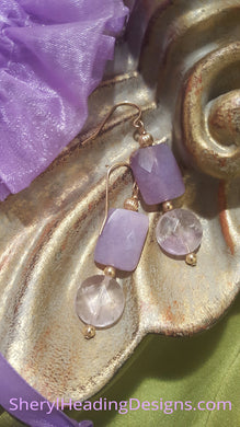 Purple Pleasures Earrings - Sheryl Heading Designs
