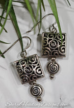 Silver Swirl Earrings