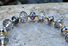 Princess Crystal --Crystal and Gold-Filled Beaded Bracelet