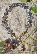 Princess Crystal --Crystal and Gold-Filled Beaded Bracelet