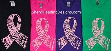 Breast Cancer Awareness Kente Hope Design T Shirt