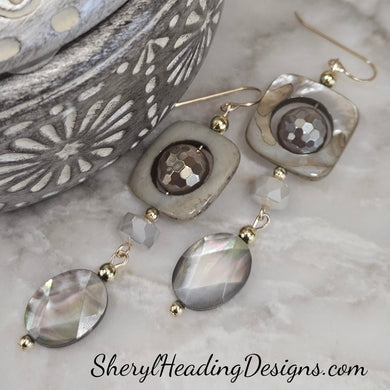 Classic Elegance Dangle  Gold Filled Earrings