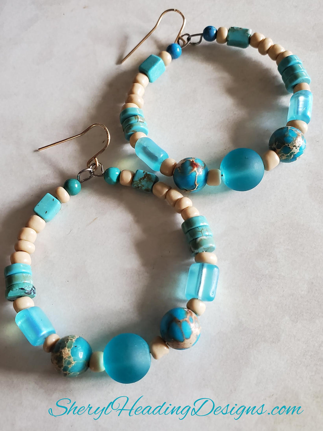 Turquoise Hoop Earrings are Calling Your Name