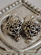 A Sweet Swirlin' Pair of Hearts Earrings