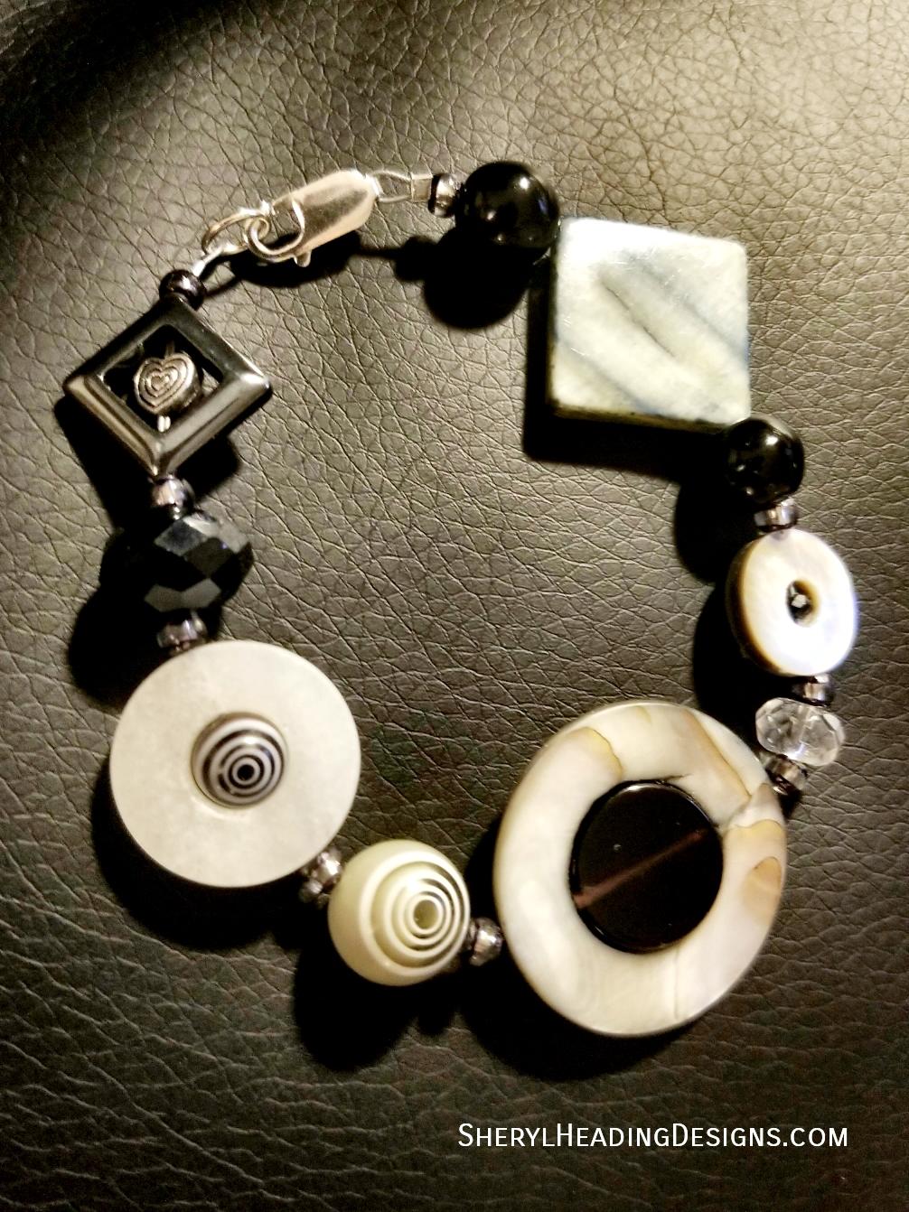 A Unique Collaboration Sterling Silver Bracelet - Sheryl Heading Designs