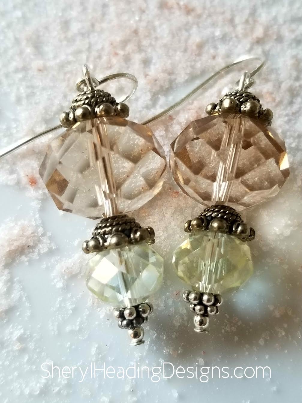 Vintage Dangle Pair of Earrings - Sheryl Heading Designs