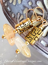 Geometric Citrine Delights Earrings