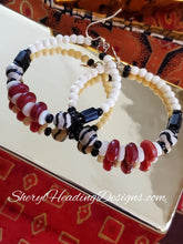 In the RED-- Hoop Earrings - Sheryl Heading Designs