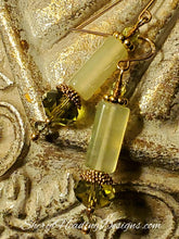 Vintage Green Collectable Earrings