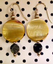 Golden Dangle Earrings - Sheryl Heading Designs