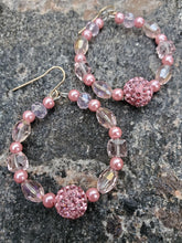 Pretty in Pink Hoop Earrings