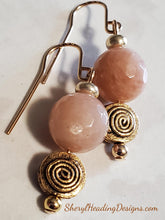 Petite Golden Swirl Earrings