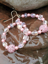 Pretty in Pink Hoop Earrings