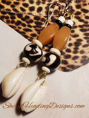 A Rich Treasure Cowrie Shell Necklace - Sheryl Heading Designs