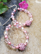 Pretty in Pink Hoop Earrings