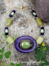 Star of the Show  Purple and Green Bracelet
