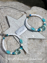 Wish on a Star and Turquoise Hoop Earrings
