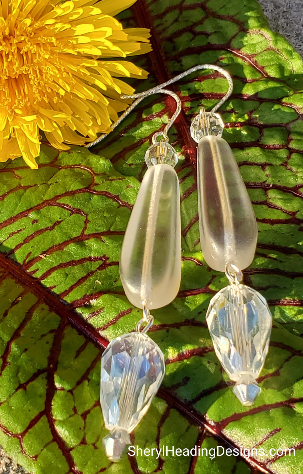 Exquisite Crystal Dangle Earrings - Sheryl Heading Designs