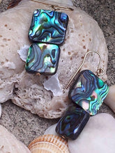 Dazzling and Tropical Abalone Shell Drop and Dangle Earrings - Sheryl Heading Designs