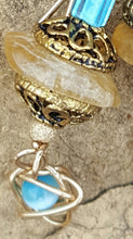 Vintage Blue with a Scribble Earrings - Sheryl Heading Designs