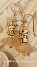 Geometric Citrine Delights Earrings - Sheryl Heading Designs