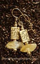 Geometric Citrine Delights Earrings - Sheryl Heading Designs